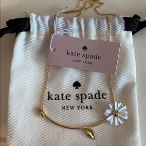 Kate Spade flower necklace - never worn!